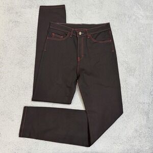 Blue Delta Women's 29x31 Black Raw Denim Bespoke Custom Wealth Jeans *READ